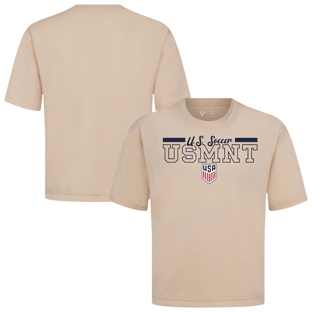 USMNT Levelwear Vanguard Luxe Signature T-Shirt - Khaki