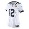 Travis Hunter Jacksonville Jaguars Nike Women's Game Jersey - White - Alt1