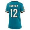 Travis Hunter Jacksonville Jaguars Nike Women's Alternate 2 Prowler Throwback Game Jersey - Teal - Detail View