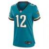 Travis Hunter Jacksonville Jaguars Nike Women's Alternate 2 Prowler Throwback Game Jersey - Teal - Side View