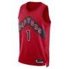 Gradey Dick Toronto Raptors Nike Unisex Swingman Player Jersey - Red - Side View