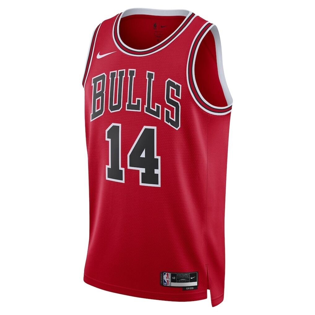 Matas Buzelis Chicago Bulls Nike Unisex Swingman Player Jersey – Icon Edition