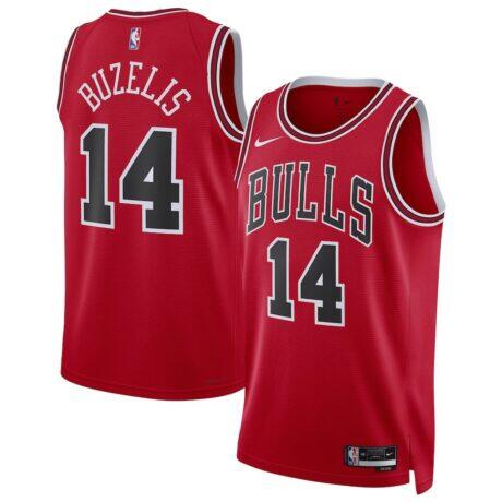 Matas Buzelis Chicago Bulls Nike Unisex Swingman Player Jersey - Red - Front View