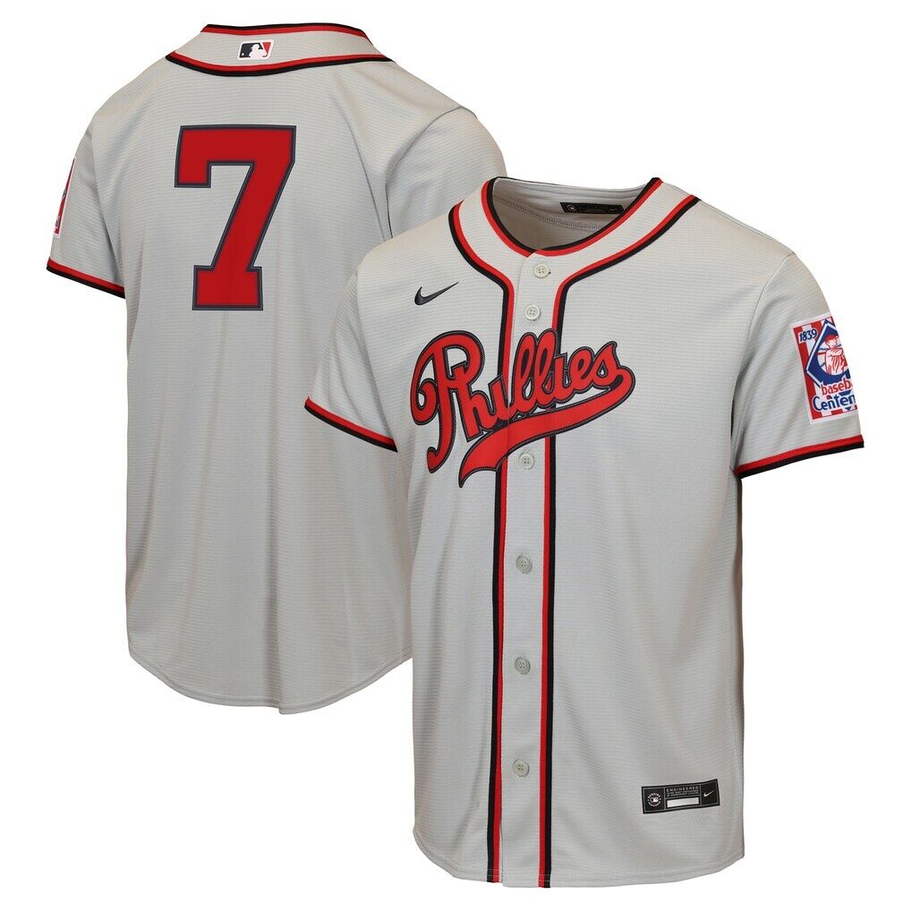 Trea Turner Philadelphia Phillies Nike Youth 2026 Field of Dreams Replica Jersey