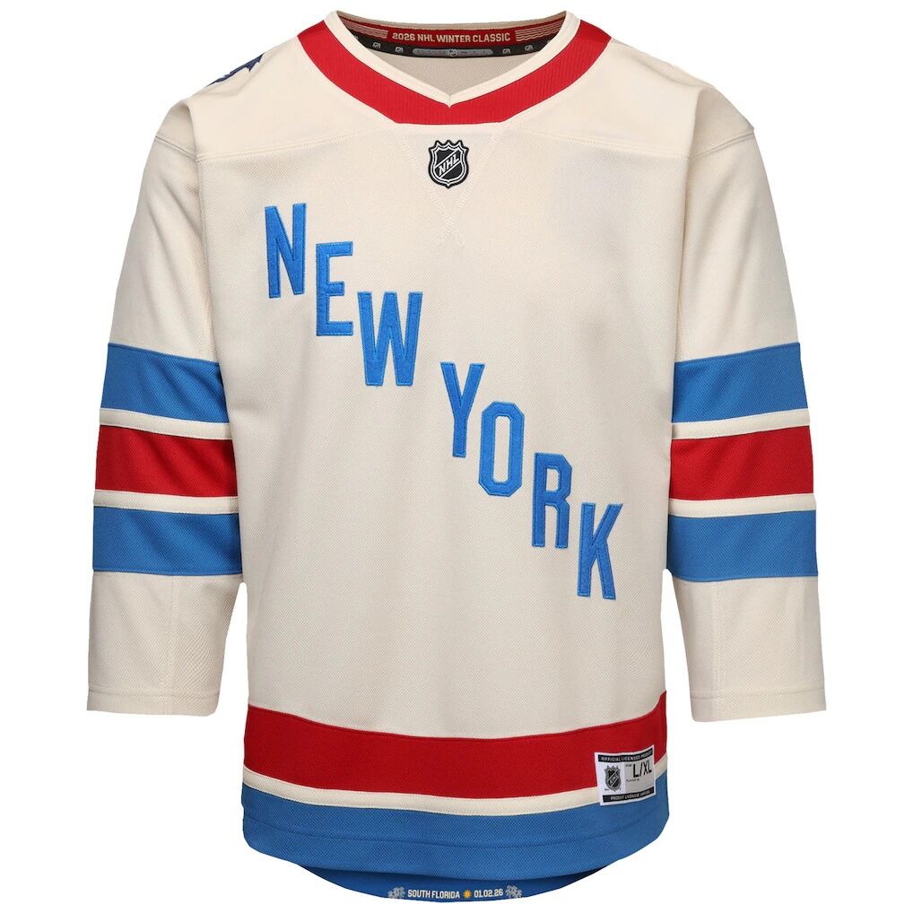 New York Rangers Outerstuff Youth 2026 NHL Winter Classic Premier Jersey