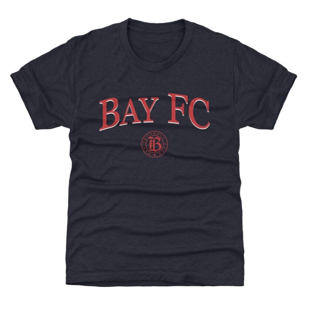 Bay FC 500 Level Youth Team Arch Name Graphic T-Shirt