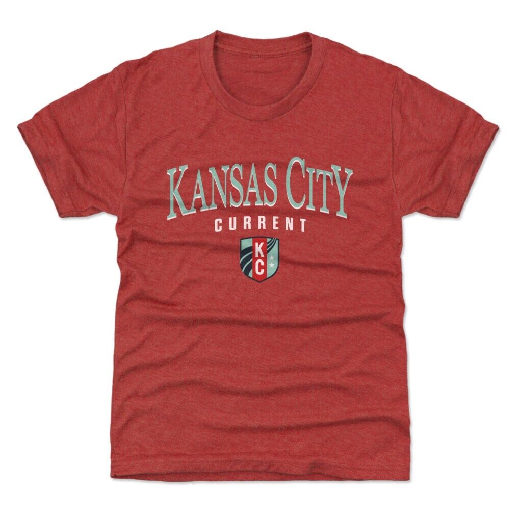 Kansas City Current 500 Level Youth Team Arch Name Graphic T-Shirt
