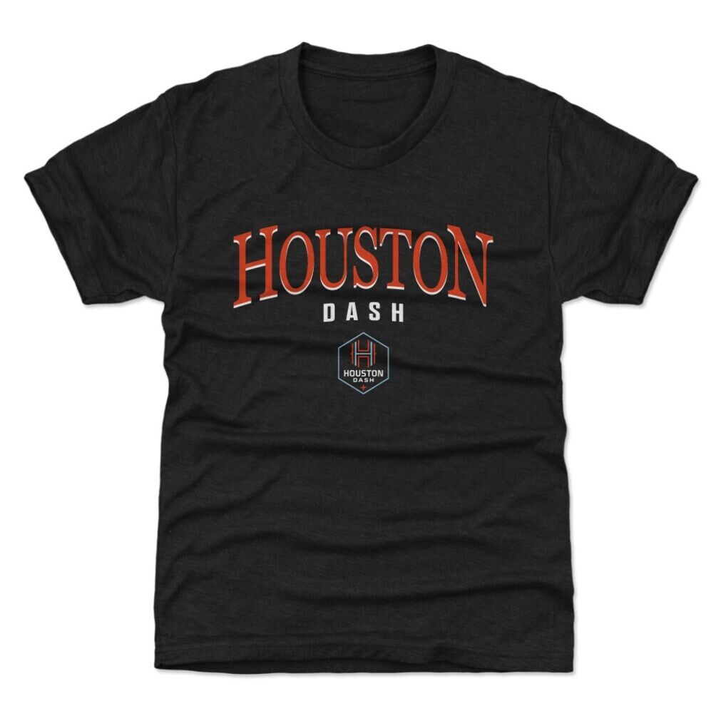Houston Dash 500 Level Youth Team Arch Name Graphic T-Shirt