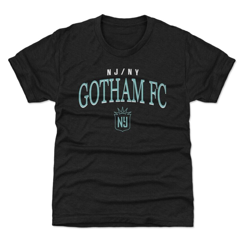 NJ/NY Gotham FC 500 Level Youth Team Arch Name Graphic T-Shirt