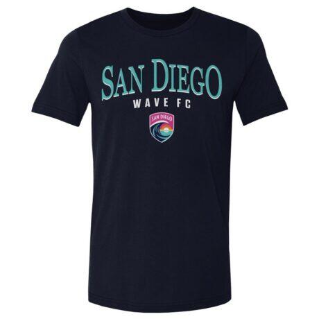 San Diego Wave FC 500 Level Team Arch Name Graphic T-Shirt - Navy - Front View