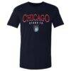Chicago Stars FC 500 Level Team Arch Name Graphic T-Shirt - Navy - Front View