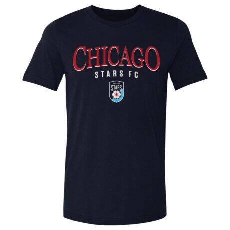 Chicago Stars FC 500 Level Team Arch Name Graphic T-Shirt - Navy - Front View