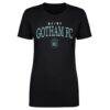 NJ/NY Gotham FC 500 Level Women's Team Arch Name Graphic T-Shirt - Black - Front View