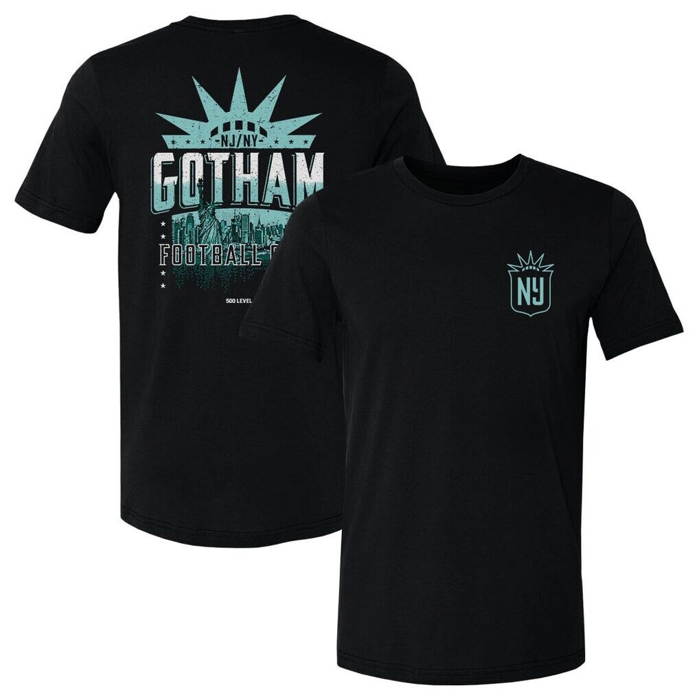 NJ/NY Gotham FC 500 Level Hometown Graphics T-Shirt