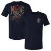 North Carolina Courage 500 Level Hometown Graphics T-Shirt - Navy - Front View