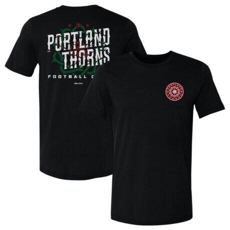 Portland Thorns FC 500 Level Hometown Graphics T-Shirt - Black - Front View