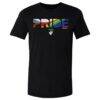 Boston Legacy FC 500 Level Pride Stripes Graphic T-Shirt - Black - Front View