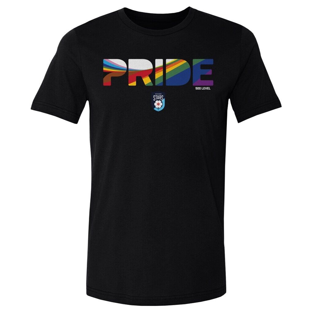 Chicago Stars FC 500 Level Pride Stripes Graphic T-Shirt