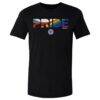 Racing Louisville FC 500 Level Pride Stripes Graphic T-Shirt - Black - Front View