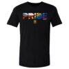 Utah Royals 500 Level Pride Stripes Graphic T-Shirt - Black - Front View