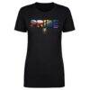 Angel City FC 500 Level Women's Pride Stripes Graphic T-Shirt - Black - Front View