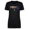 Chicago Stars FC 500 Level Women's Pride Stripes Graphic T-Shirt - Black - Front View