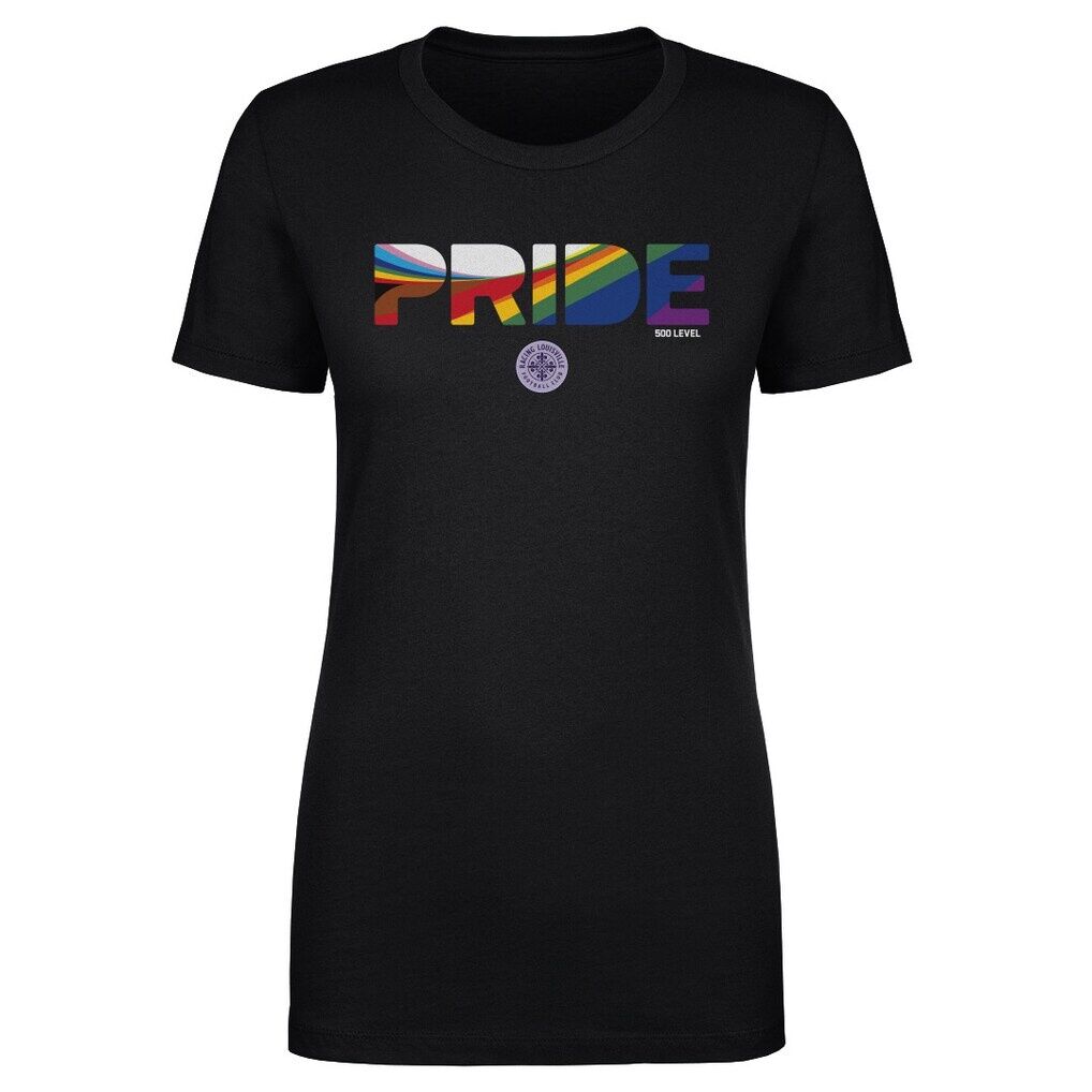 Racing Louisville FC 500 Level Women's Pride Stripes Graphic T-Shirt
