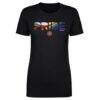 Portland Thorns FC 500 Level Women's Pride Stripes Graphic T-Shirt - Black - Front View