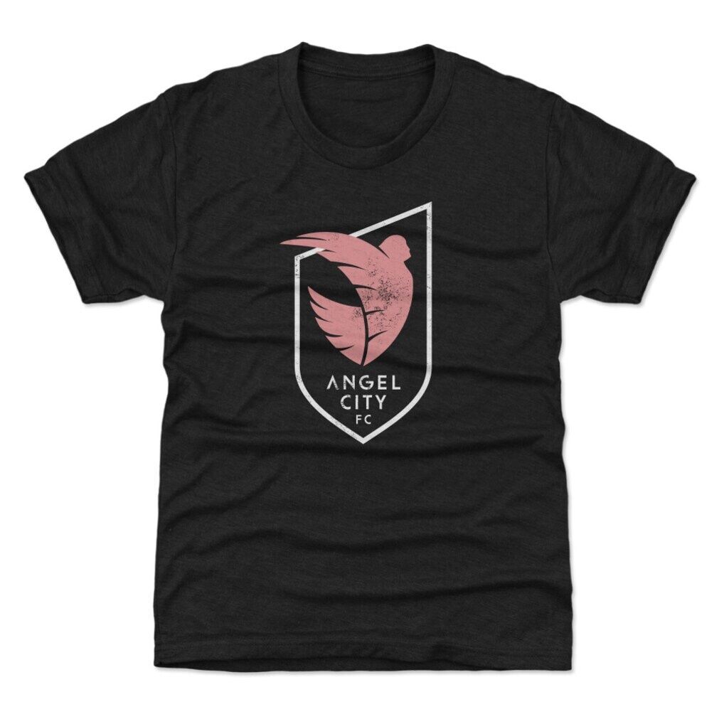 Angel City FC 500 Level Youth Vintage Primary Logo Graphic T-Shirt