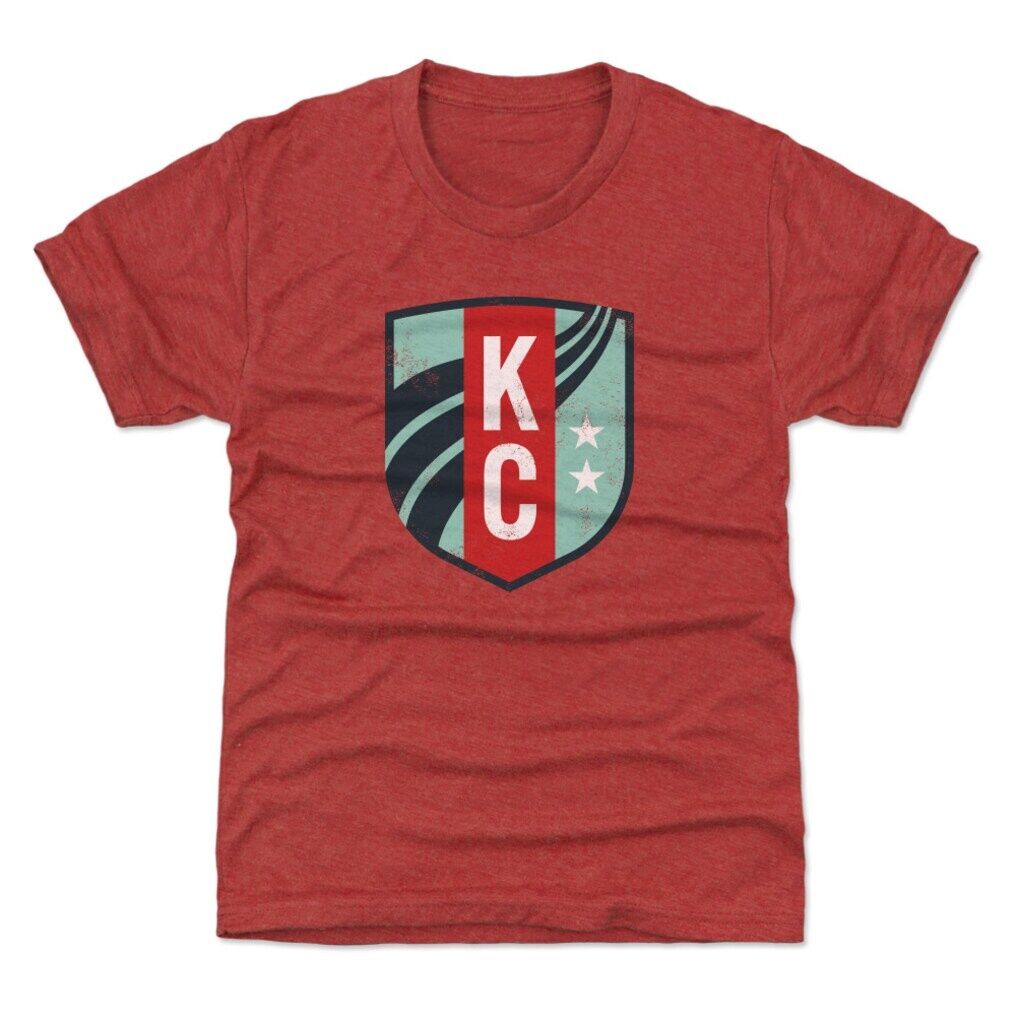 Kansas City Current 500 Level Youth Vintage Primary Logo Graphic T-Shirt