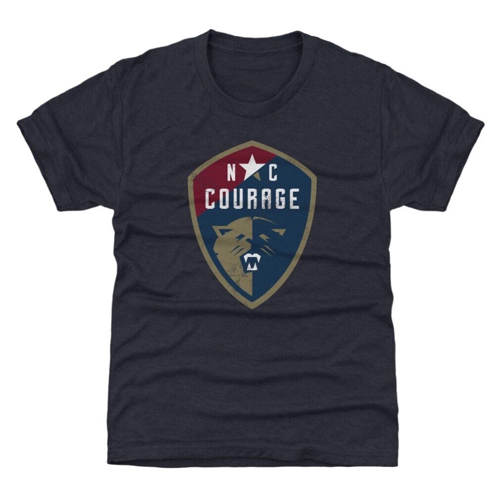 North Carolina Courage 500 Level Youth Vintage Primary Logo Graphic T-Shirt