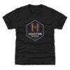 Houston Dash 500 Level Youth Vintage Primary Logo Graphic T-Shirt - Black - Front View