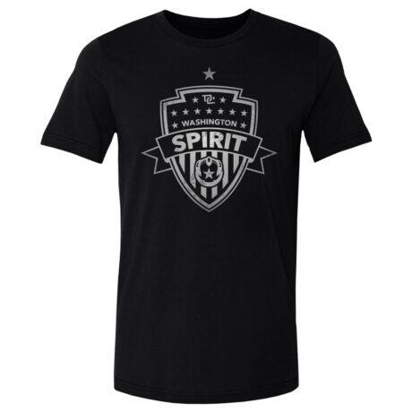 Washington Spirit 500 Level Vintage Primary Logo Graphic T-Shirt - Black - Front View