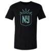NJ/NY Gotham FC 500 Level Vintage Primary Logo Graphic T-Shirt - Black - Front View