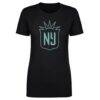 NJ/NY Gotham FC 500 Level Women's Vintage Primary Logo Graphic T-Shirt - Black - Front View