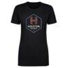 Houston Dash 500 Level Women's Vintage Primary Logo Graphic T-Shirt - Black - Front View