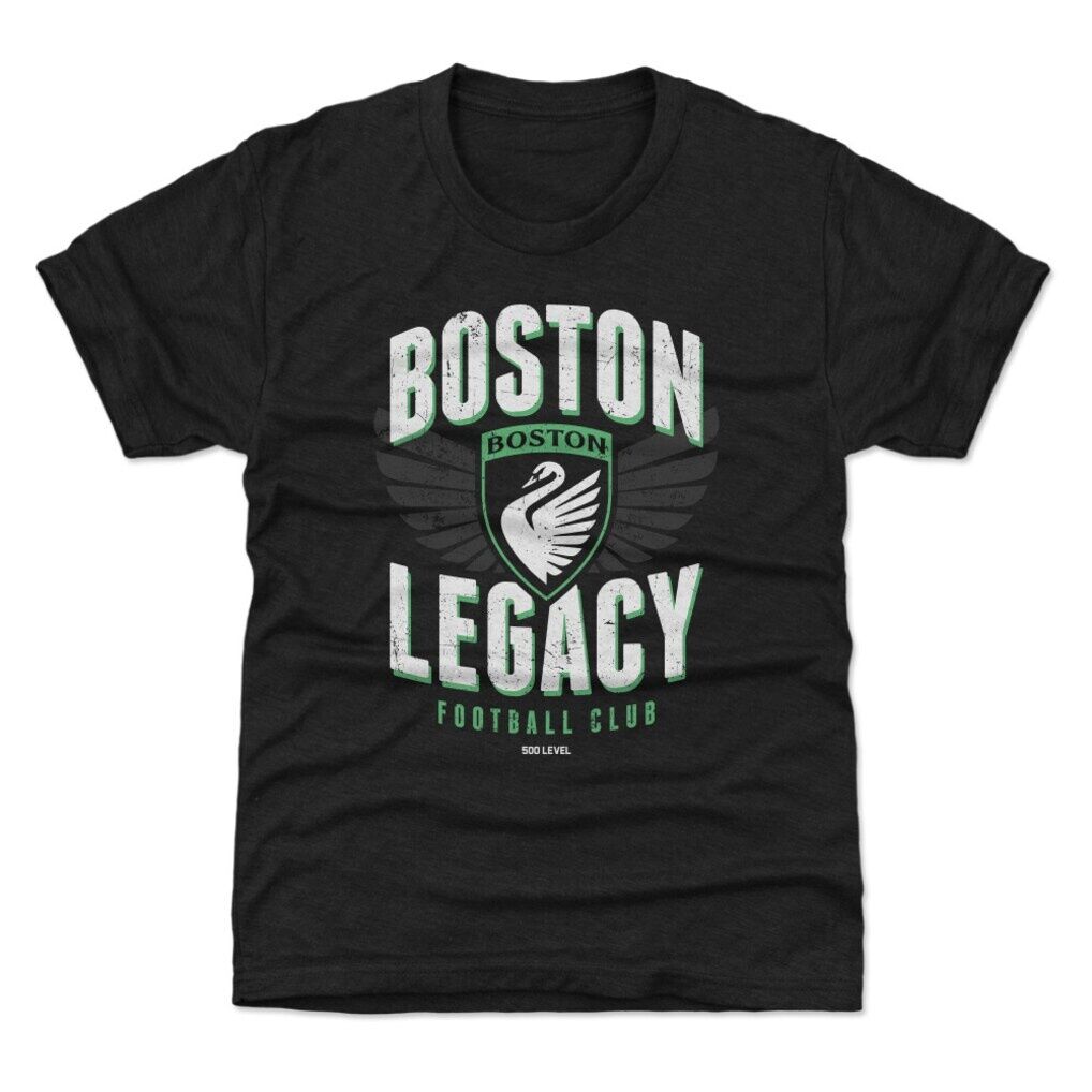 Boston Legacy FC 500 Level Youth Team Name Graphic T-Shirt