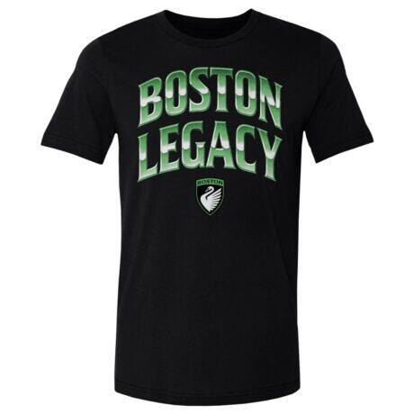 Boston Legacy FC 500 Level Statement Type Graphic T-Shirt - Black - Front View