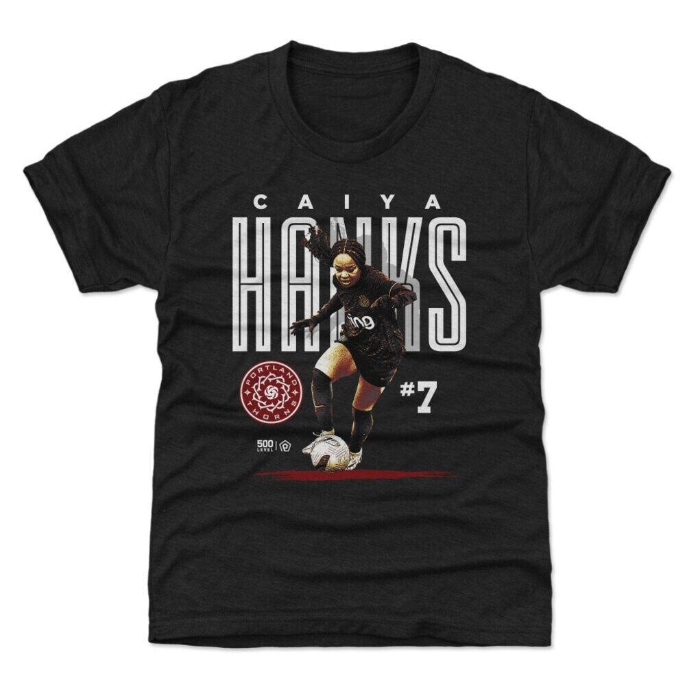 Caiya Hanks 500 Level Portland Thorns FC Youth Player Bitmap Graphic T-Shirt