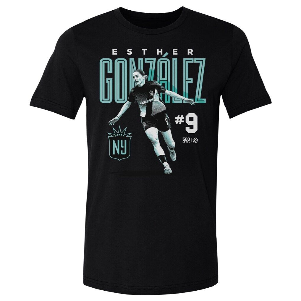 Esther González 500 Level NJ/NY Gotham FC Player Bitmap Graphic T-Shirt