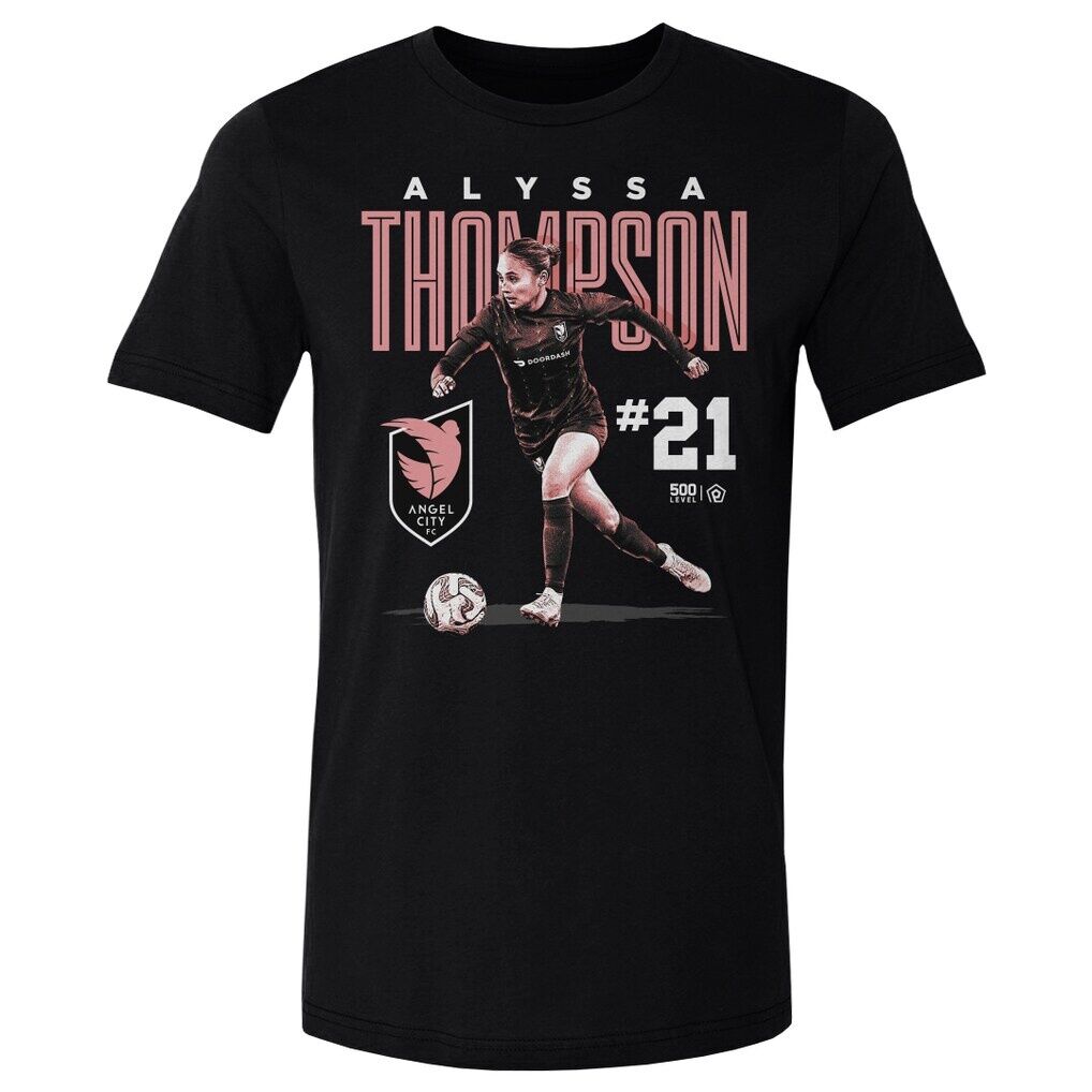 Alyssa Thompson 500 Level Angel City FC Player Bitmap Graphic T-Shirt