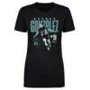 Esther González 500 Level NJ/NY Gotham FC Women's Player Bitmap Graphic T-Shirt - Black - Front View