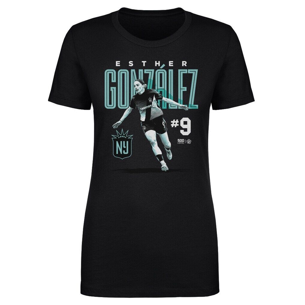 Esther González 500 Level NJ/NY Gotham FC Women's Player Bitmap Graphic T-Shirt