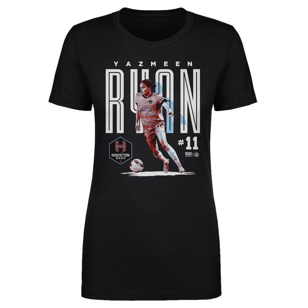 Yazmeen Ryan 500 Level Houston Dash Women's Player Bitmap Graphic T-Shirt