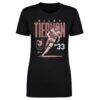 Riley Tiernan 500 Level Angel City FC Women's Player Bitmap Graphic T-Shirt - Black - Front View
