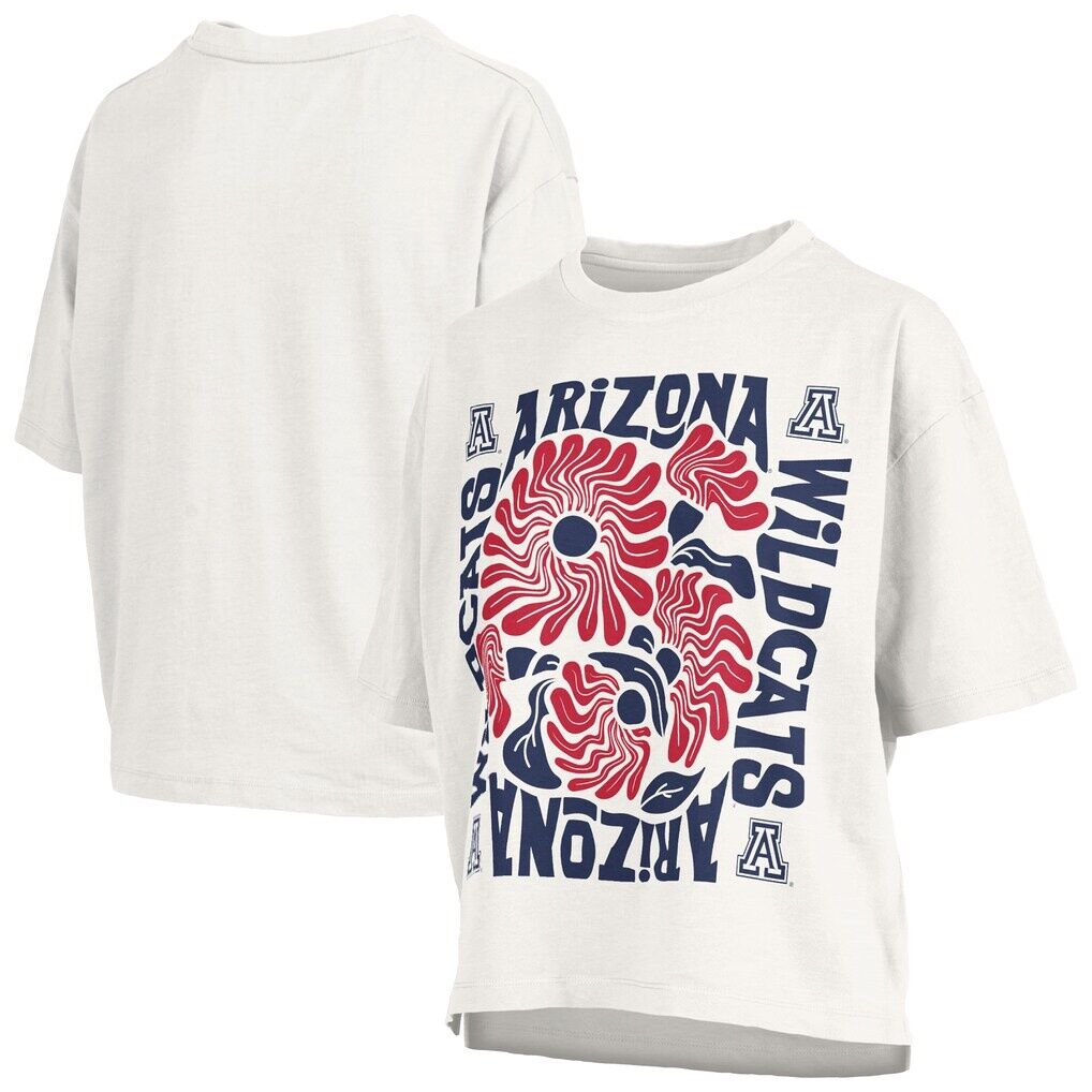 Arizona Wildcats Pressbox Women's Elena Oversized Slub T-Shirt