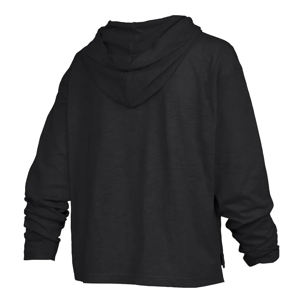 Army Black Knights Pressbox Women's Nelson Arch Over Logo Long Sleeve Hooded Slub T-Shirt