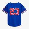 Ryne Sandberg Chicago Cubs Mitchell & Ness Cooperstown Collection 1996 Mesh Batting Practice Button-Up Jersey - - Side View
