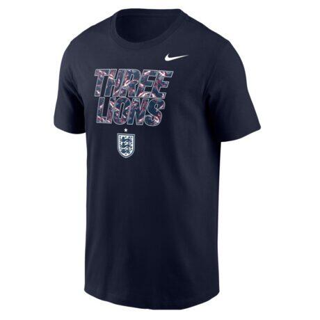 England National Team Nike 2026 Core T-Shirt - Navy - Front View
