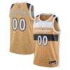 Washington Wizards Nike Unisex 2025/26 City Edition Swingman Custom Jersey - Gold - Front View